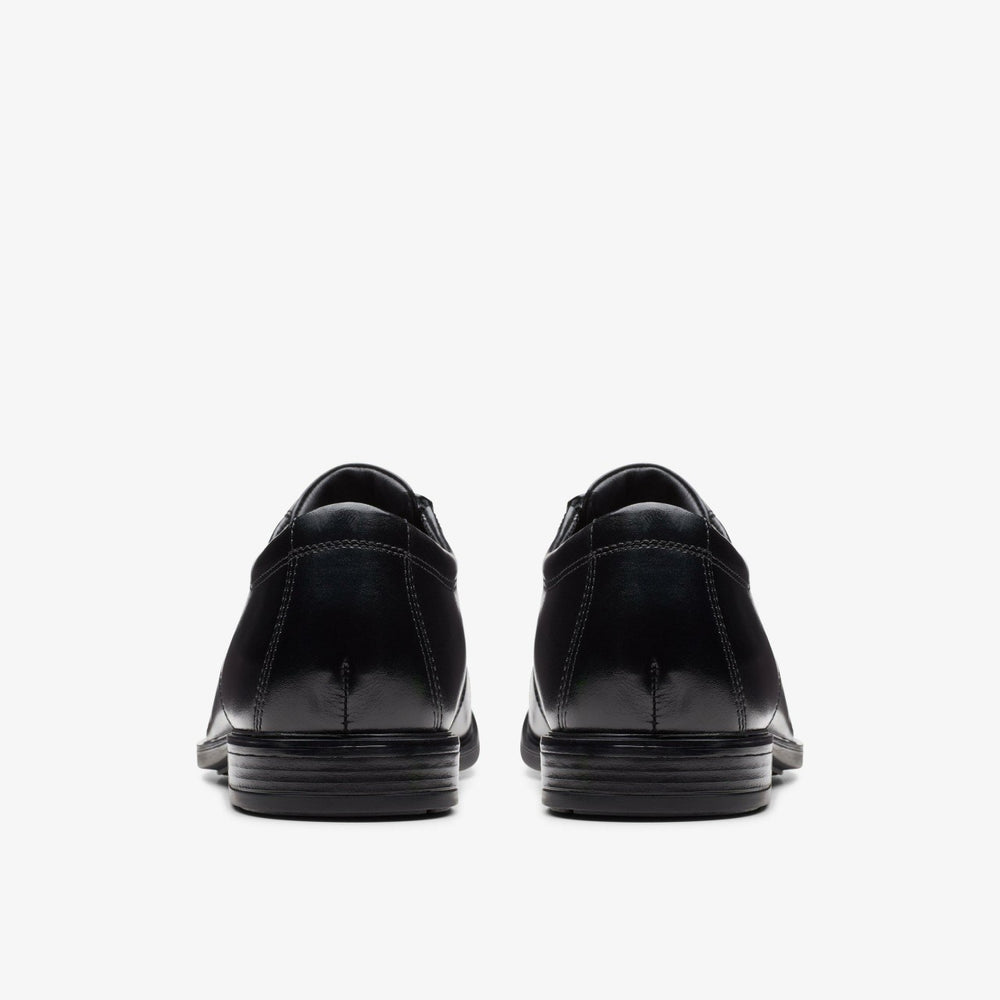 Howard Cap Black Leather | Clarks Discount