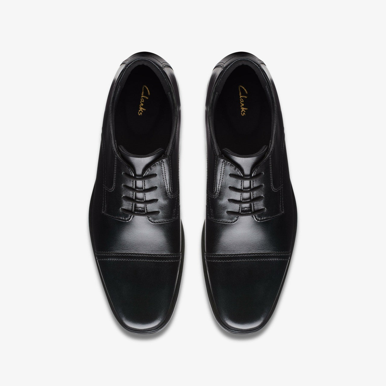 Howard Cap Black Leather | Clarks Discount