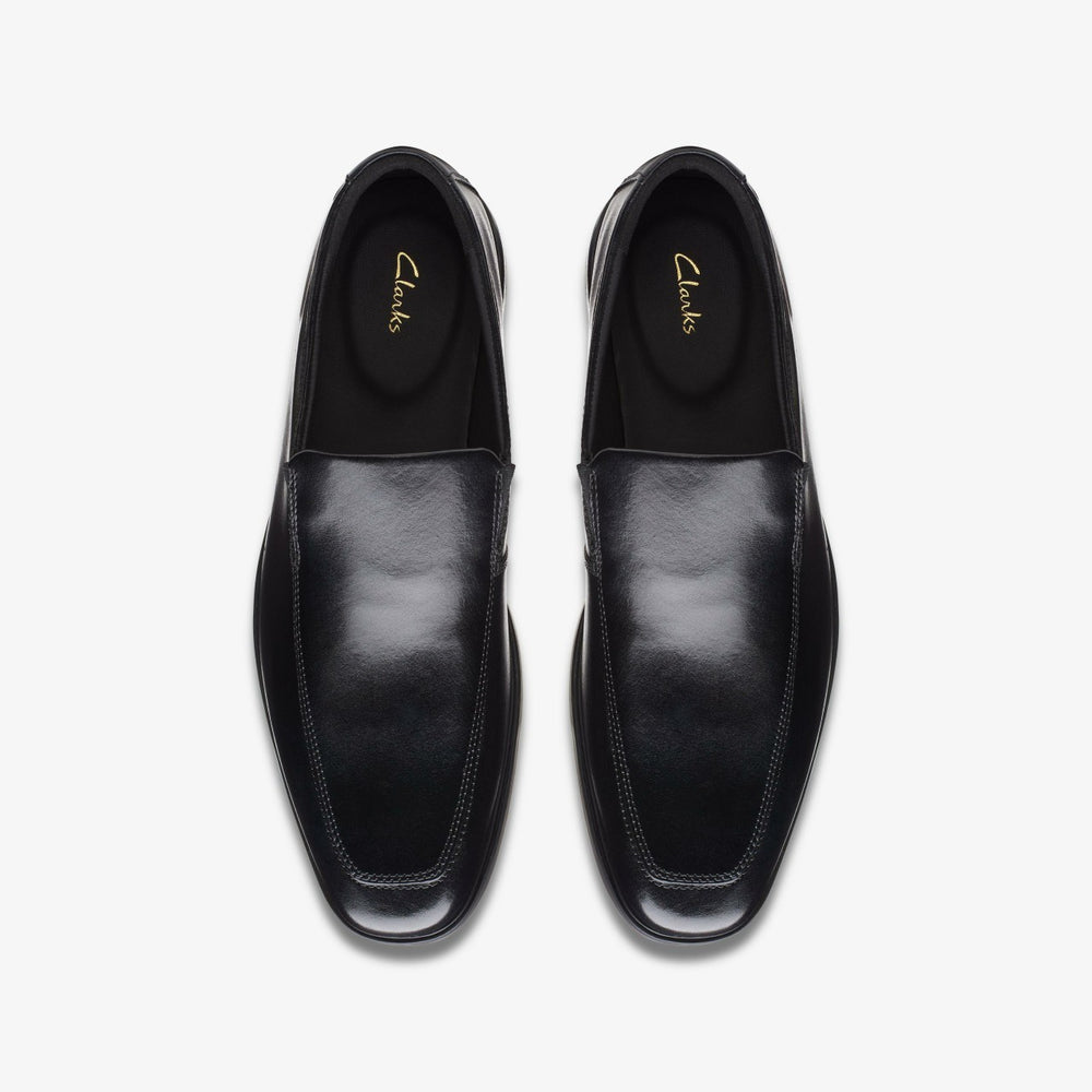 Howard Edge Loafer Black Leather | Clarks Sale