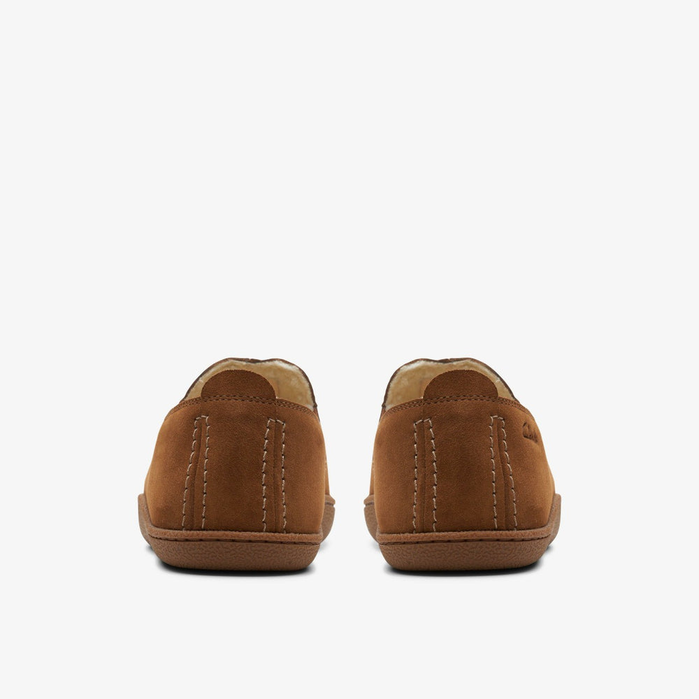 Home Mocc Slipper Tan Suede | Clarks Sale