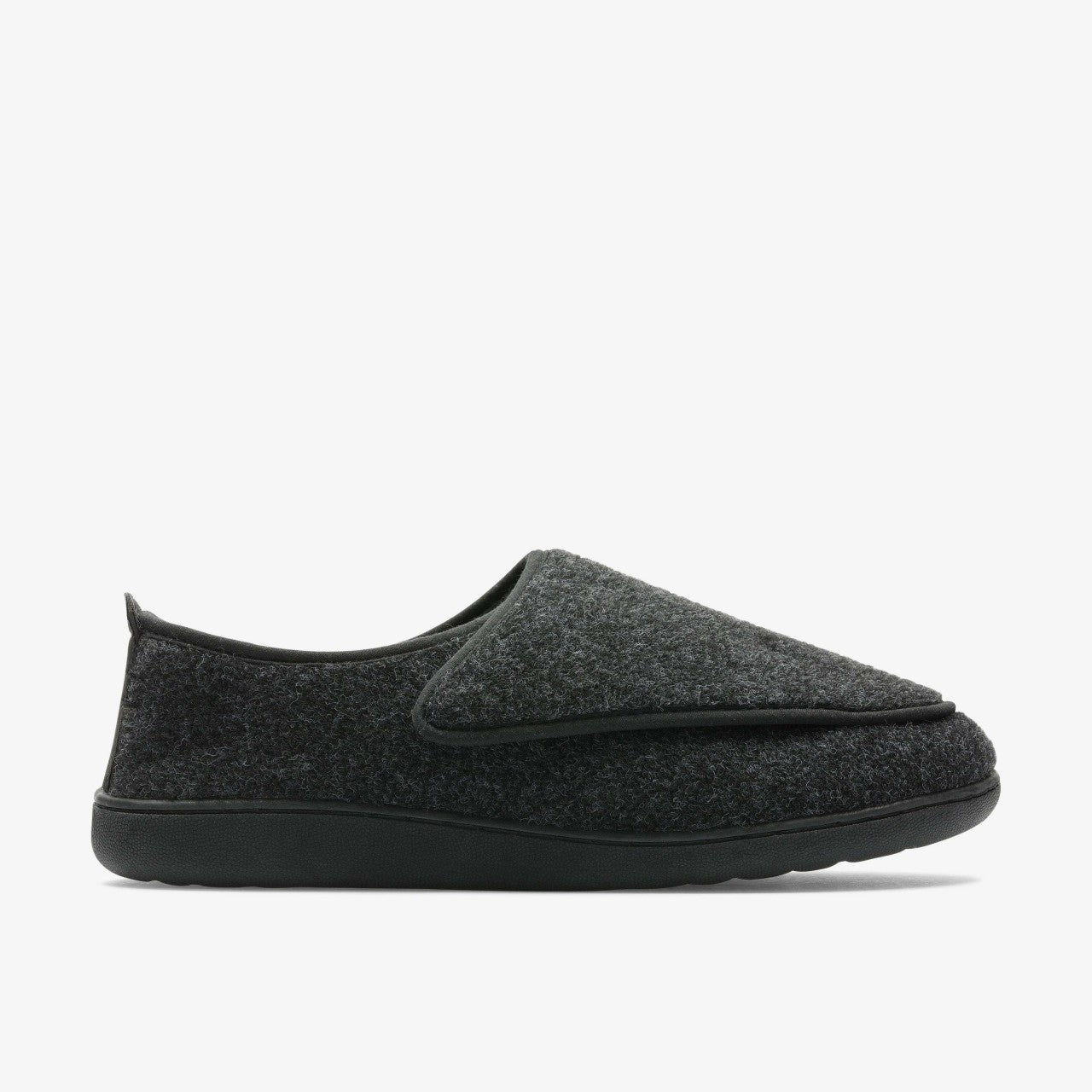 King Riptape Slipper Dark Grey Felt | Clarks Sale