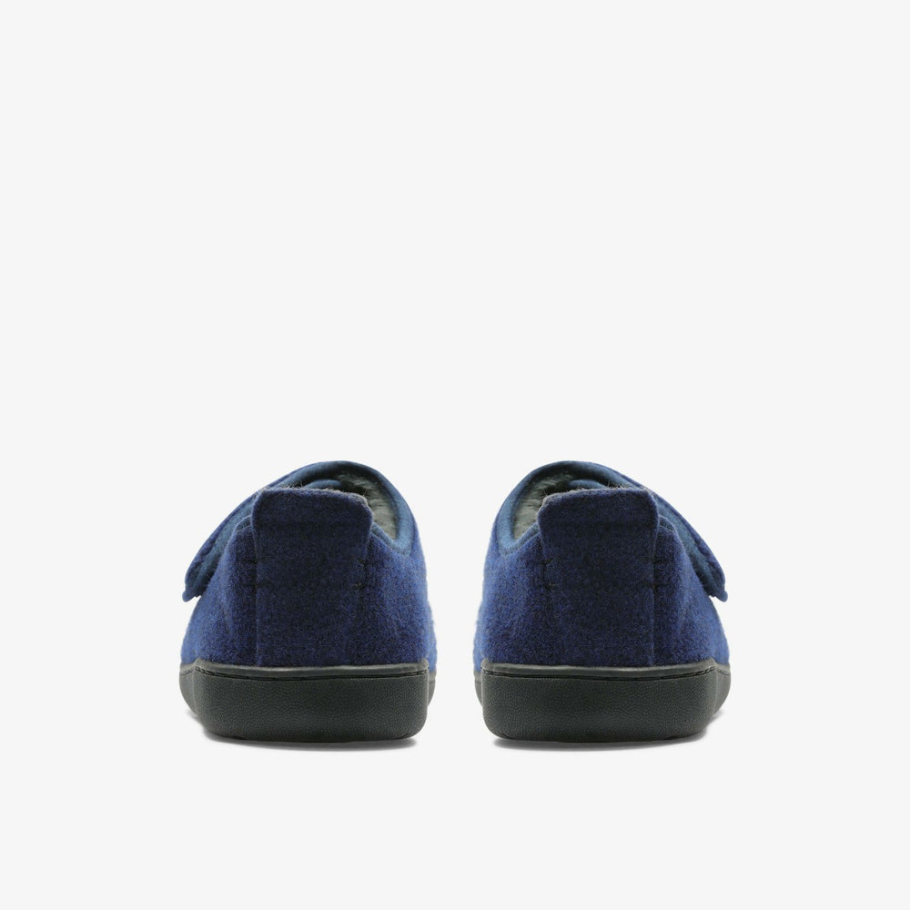 King Riptape Slipper Navy | Clarks Onsale