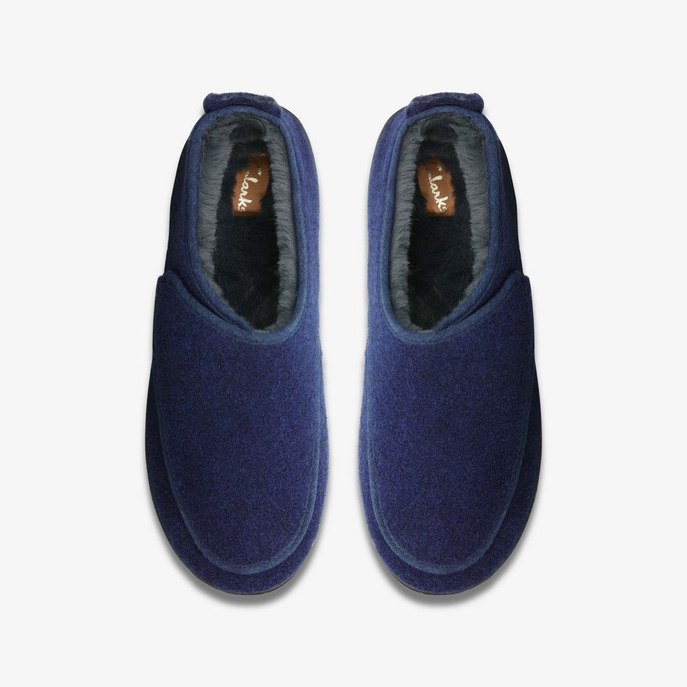 King Riptape Slipper Navy | Clarks Onsale