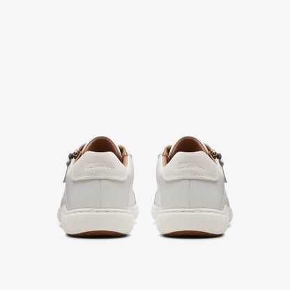Nalle Lace White Leather | Clarks Sale