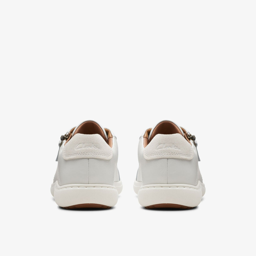 Nalle Lace White Leather | Clarks Sale