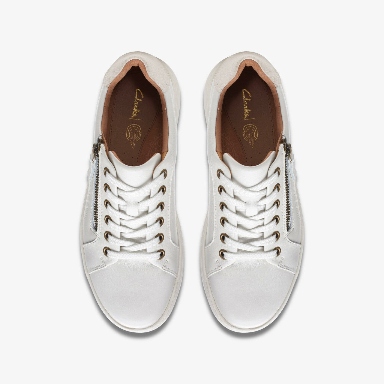 Nalle Lace White Leather | Clarks Sale