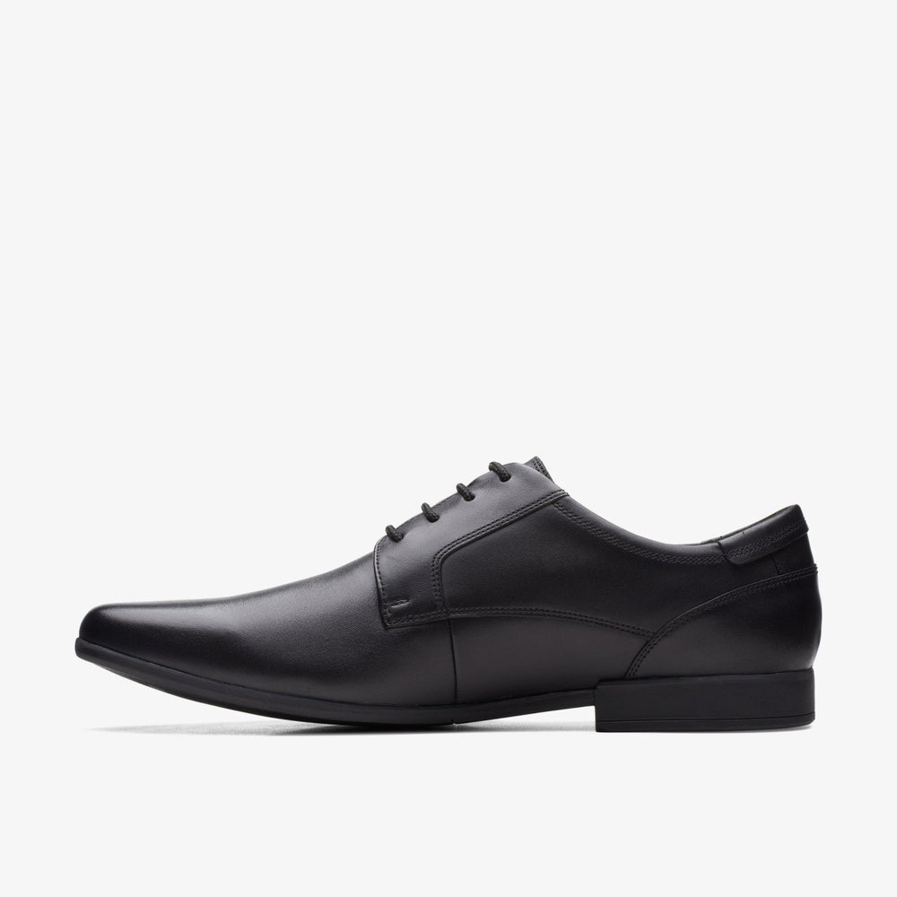 Sidton Lace Black Leather | Clarks US