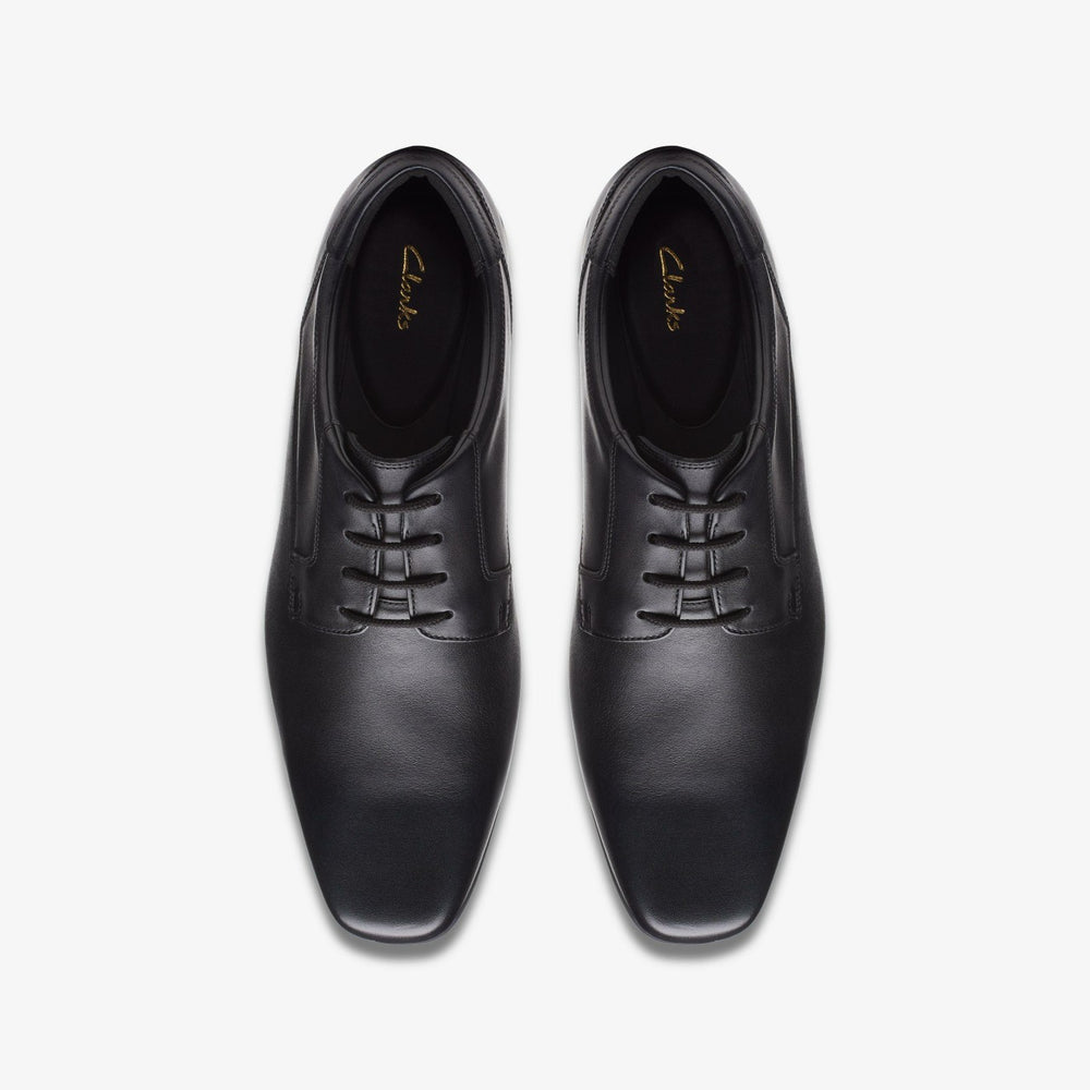 Sidton Lace Black Leather | Clarks US