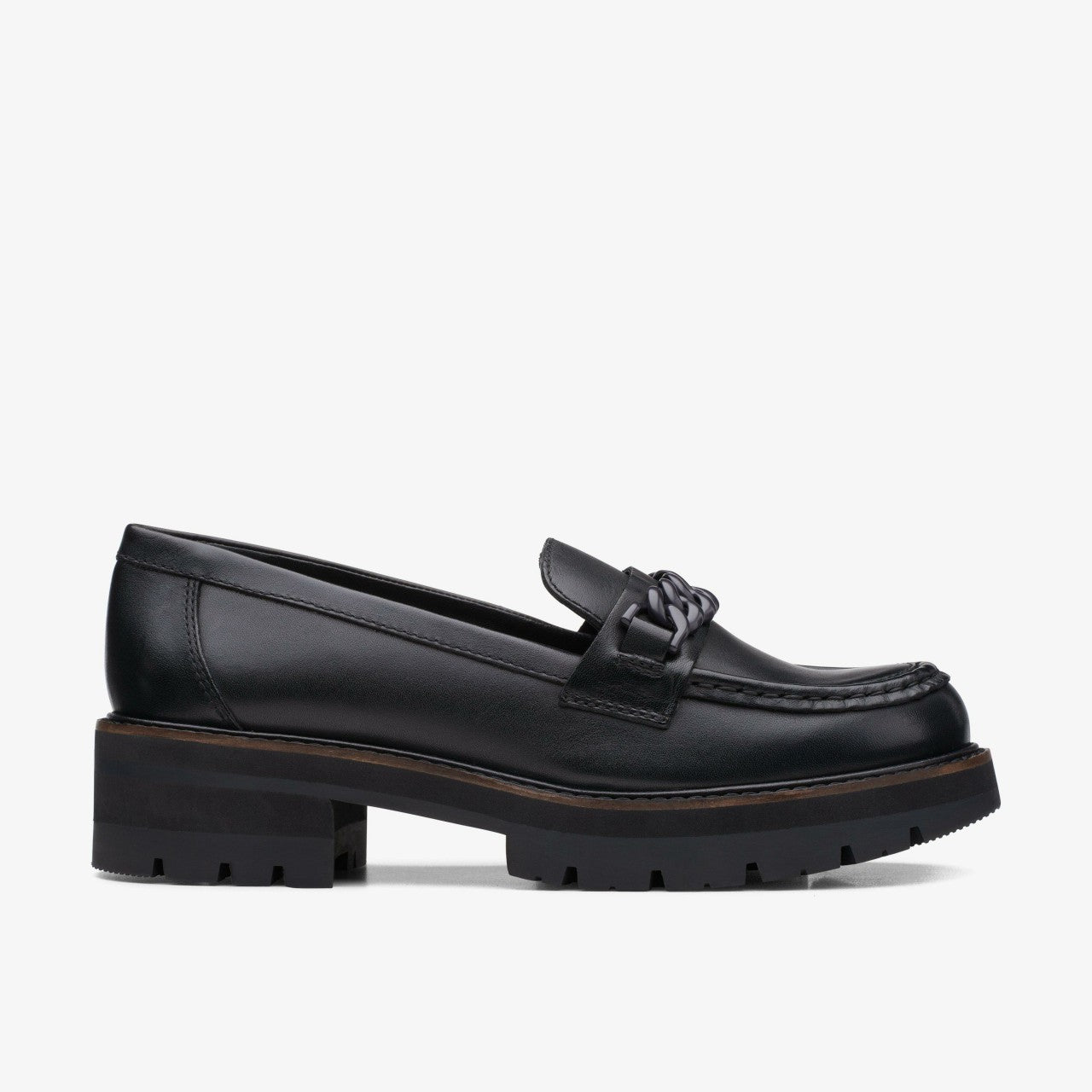 Orianna Edge Black Leather | Clarks Discount
