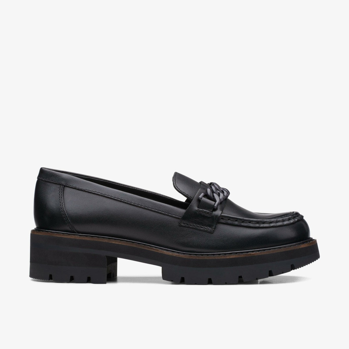 Orianna Edge Black Leather | Clarks Discount
