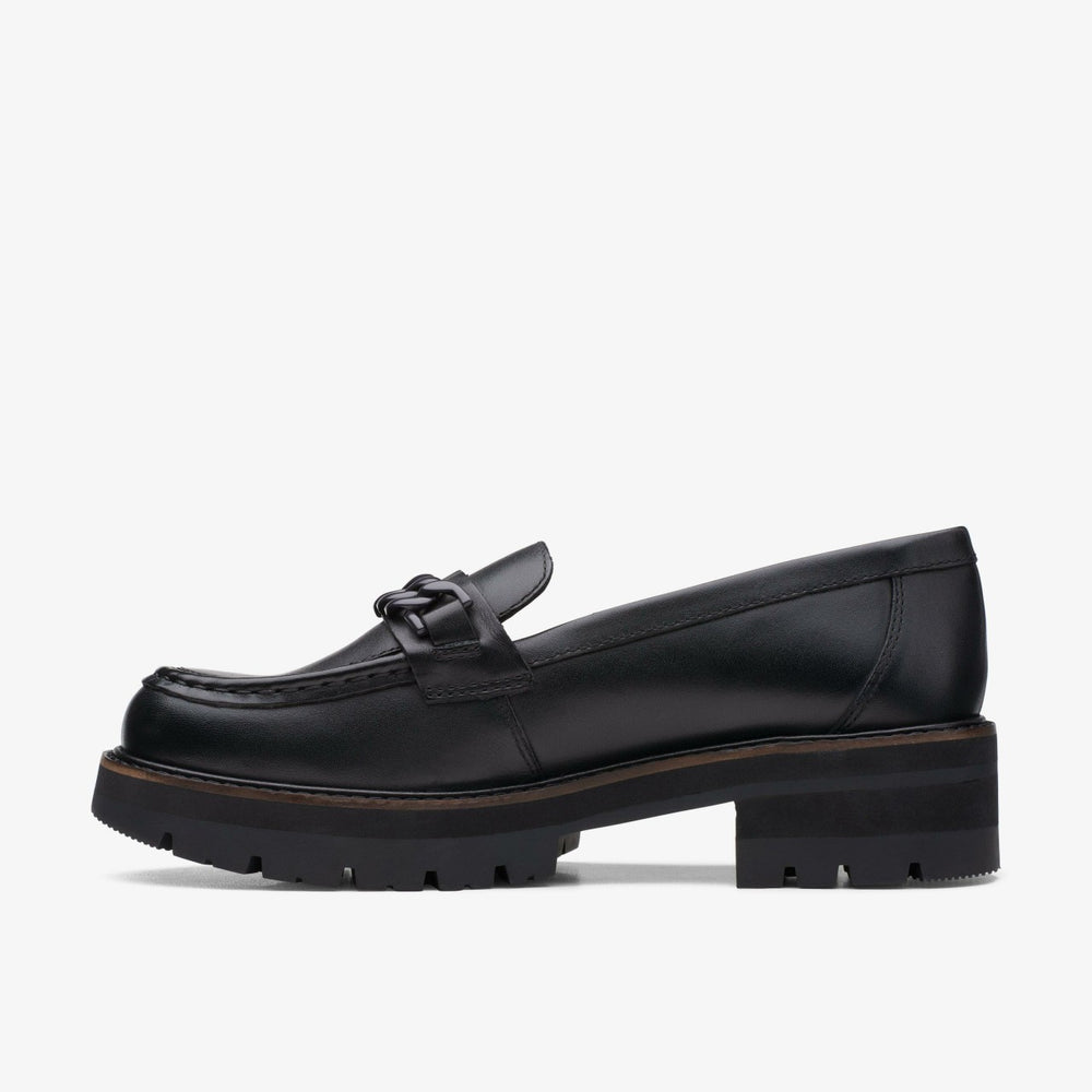 Orianna Edge Black Leather | Clarks Discount