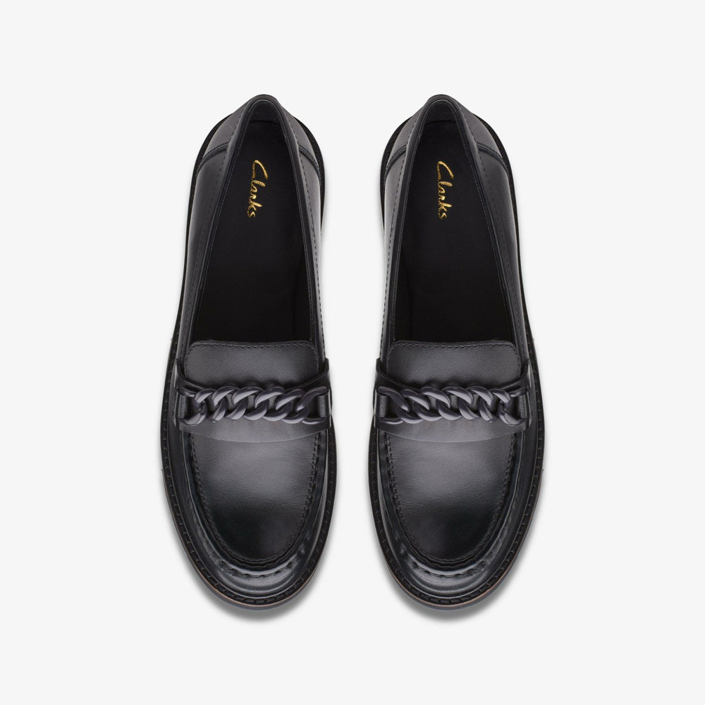 Orianna Edge Black Leather | Clarks Discount