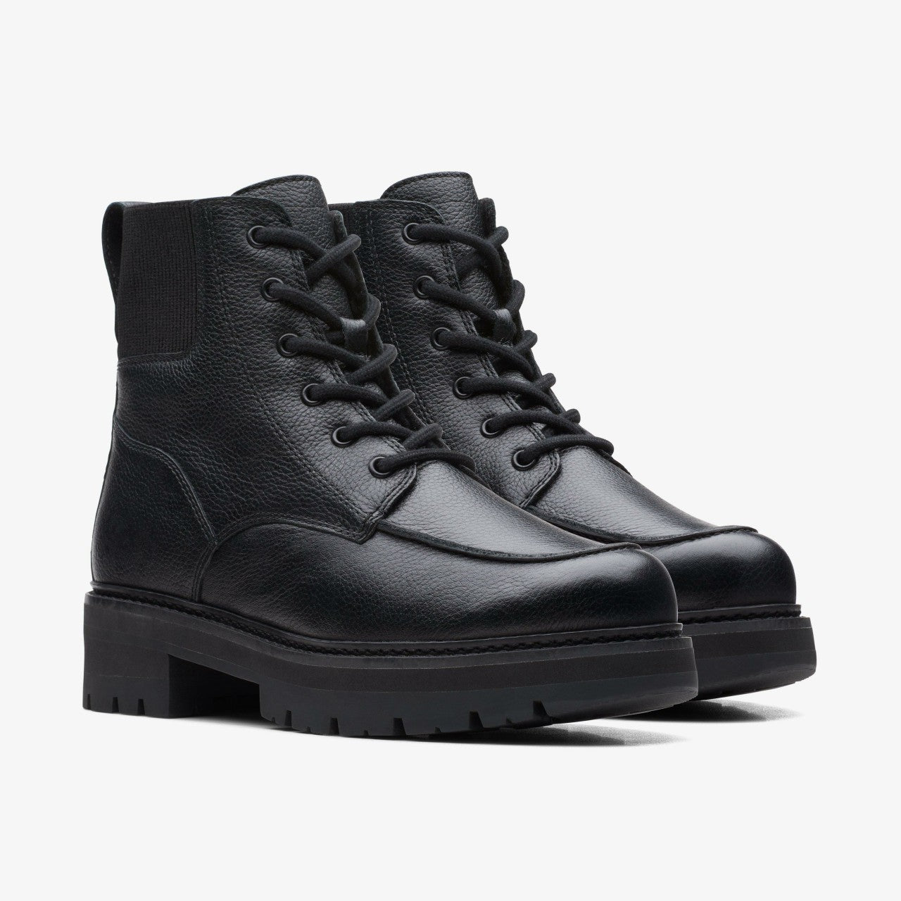 Orianna Mid Black Warmlined Leather | Clarks Sale
