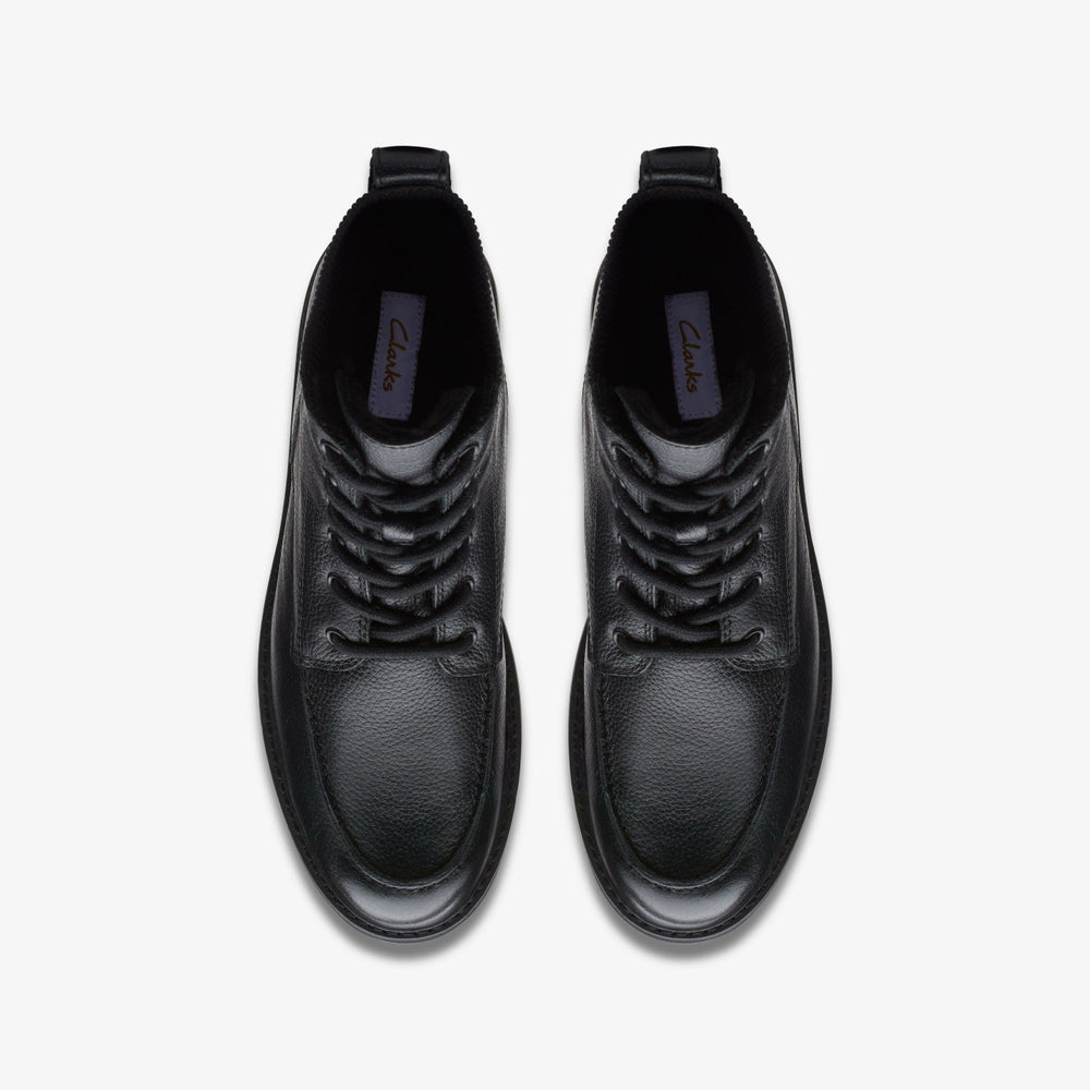 Orianna Mid Black Warmlined Leather | Clarks Sale