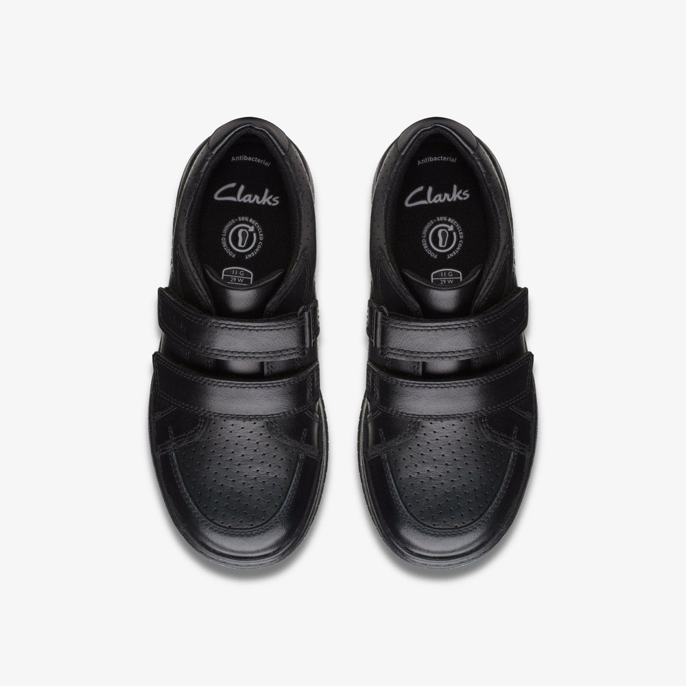 Fawn Strap Kid Black Leather | Clarks Sale
