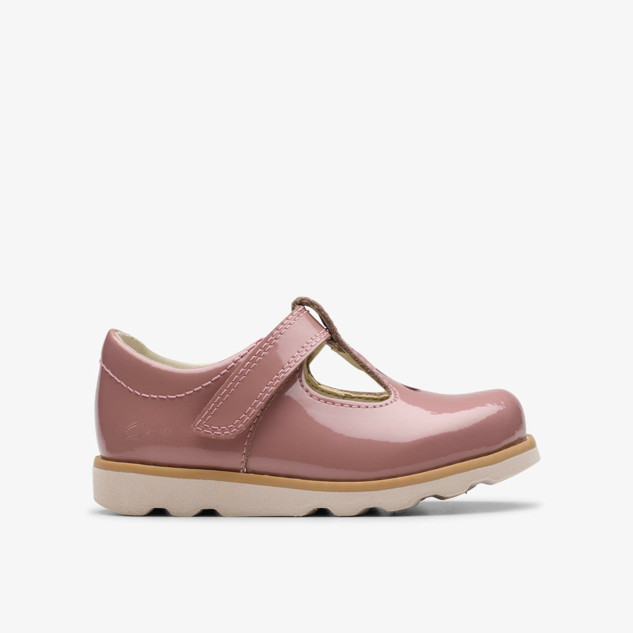 Crown Teen Toddler Dusty Pink Patent | Clarks For Sale