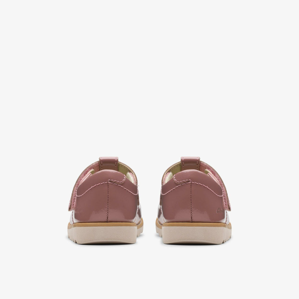 Crown Teen Toddler Dusty Pink Patent | Clarks For Sale