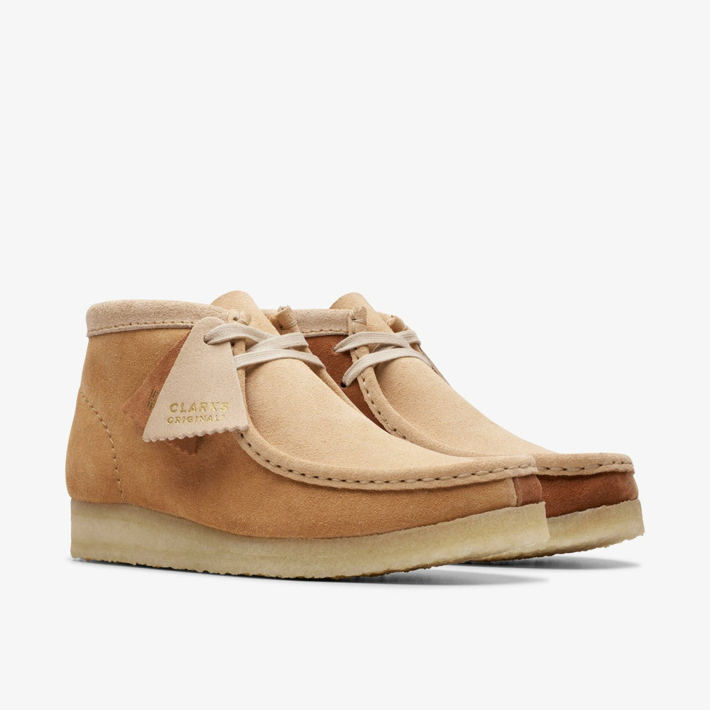 Wallabee Boot Tan Combination | Clarks US