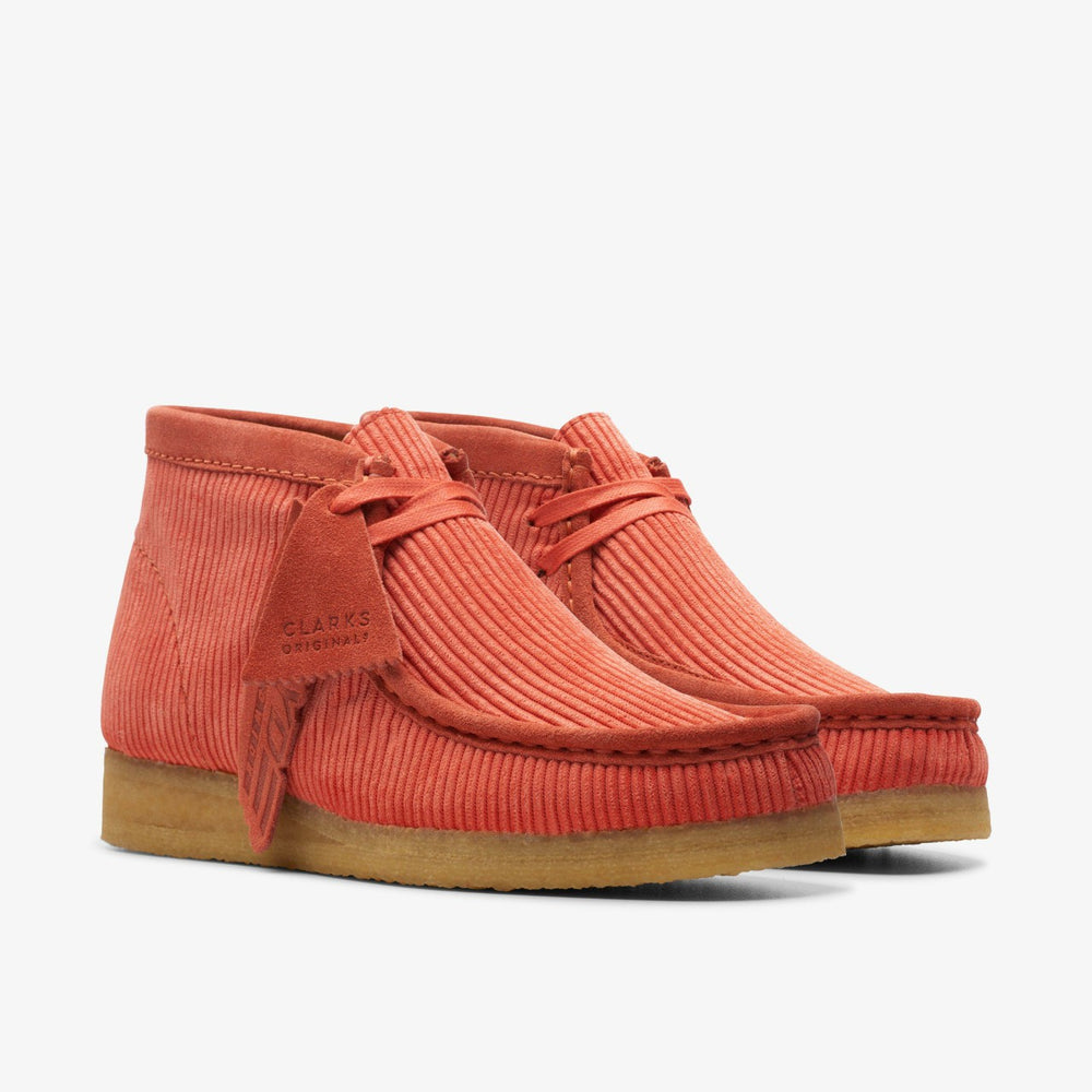 Wallabee Boot Coral Cord | Clarks Sale
