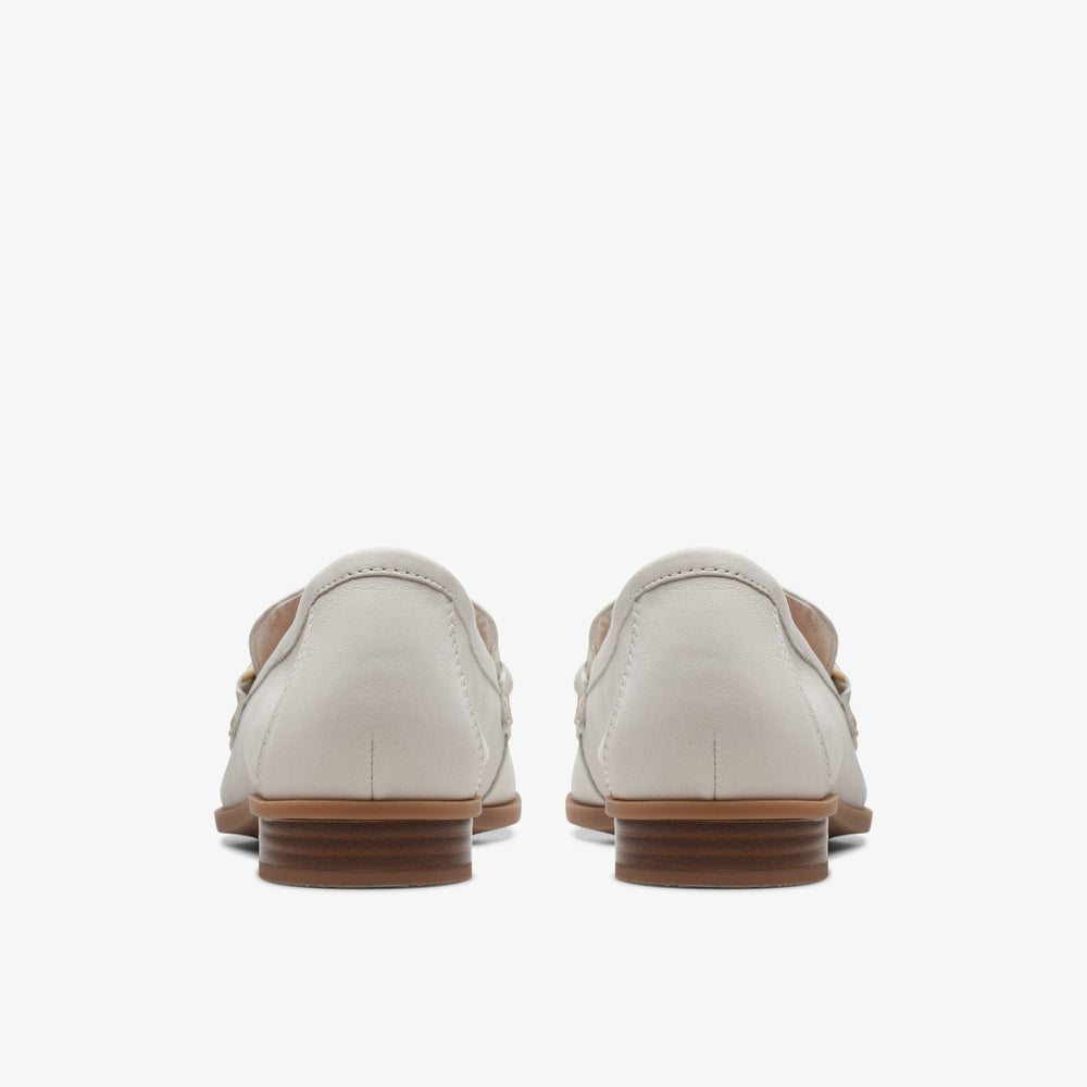 Sarafyna Iris Loafer White Leather | Clarks US