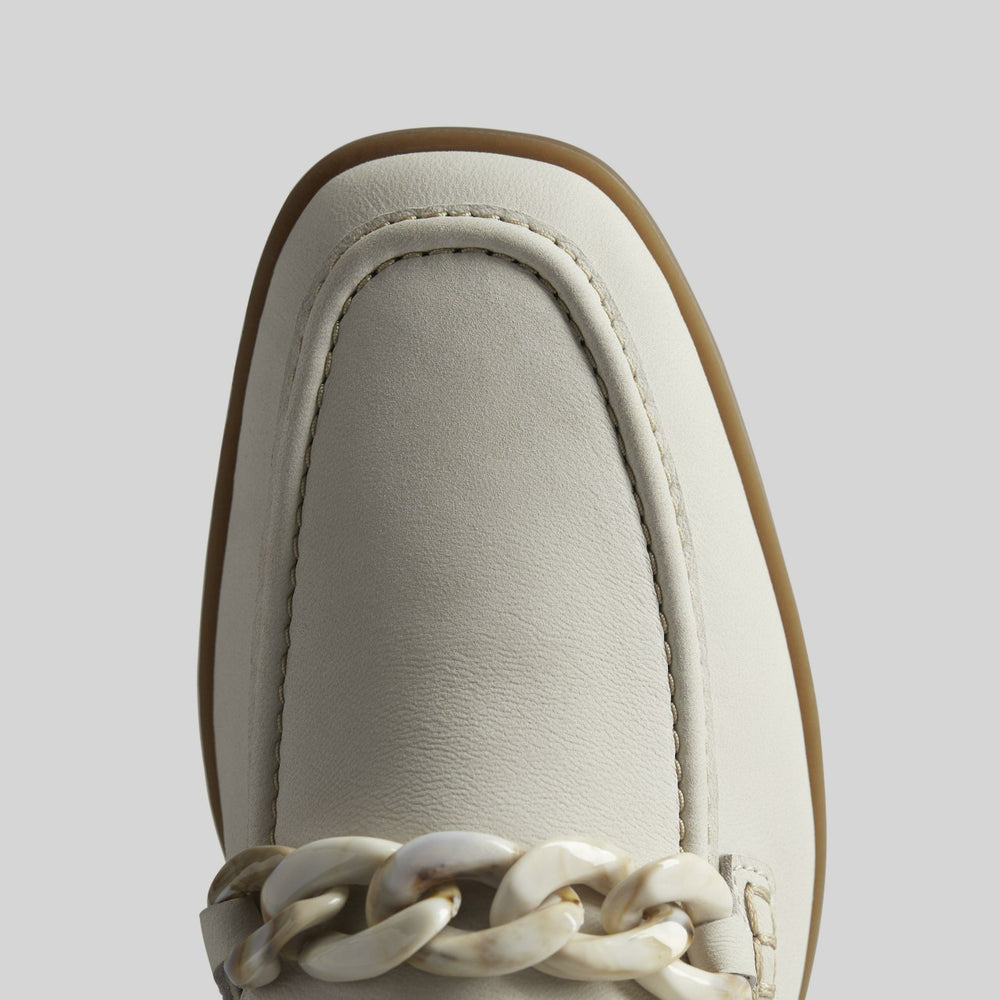 Sarafyna Iris Loafer White Leather | Clarks US