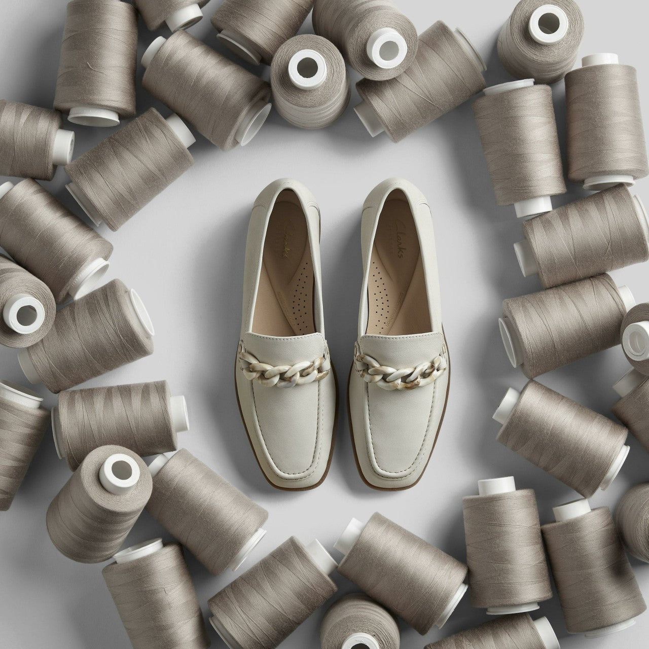 Sarafyna Iris Loafer White Leather | Clarks US