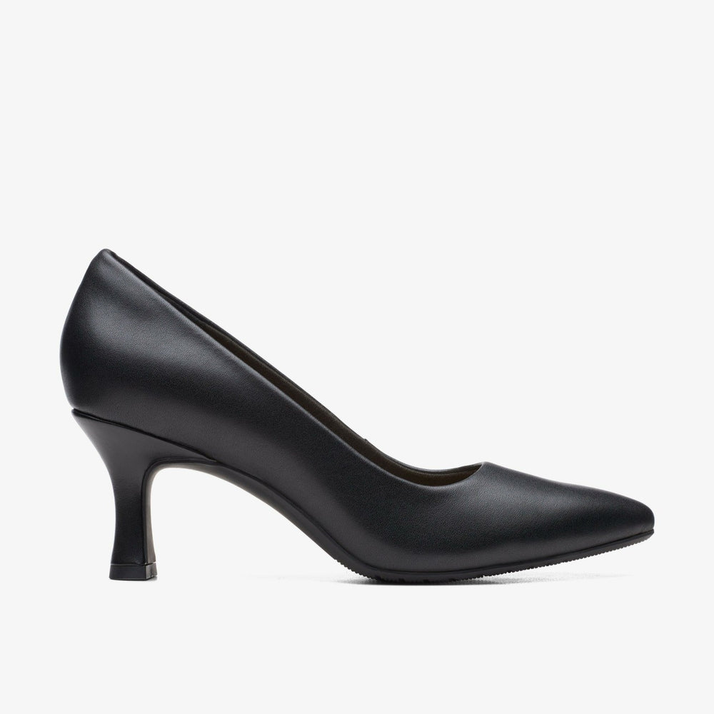 Kataleyna Gem Black Leather | Clarks