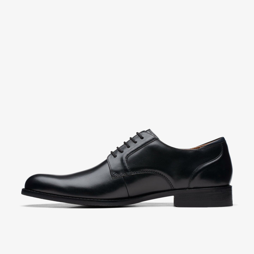 Craft Arlo Lace Black Leather | Clarks Discount