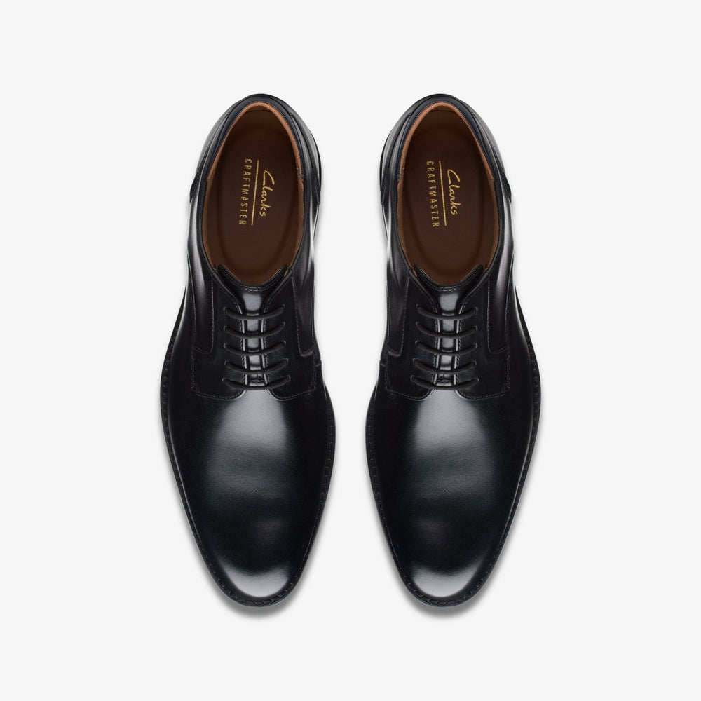 Craft Arlo Lace Black Leather | Clarks Discount