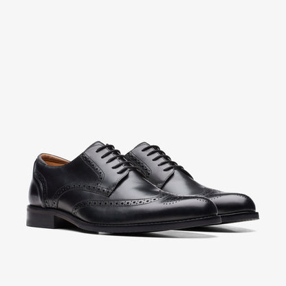 Craft Arlo Limit Brogue Black Leather | Clarks Sale