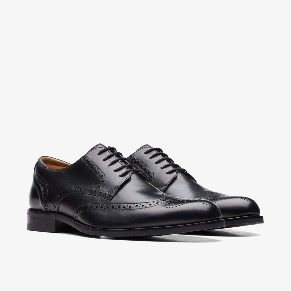 Craft Arlo Limit Brogue Black Leather | Clarks Sale