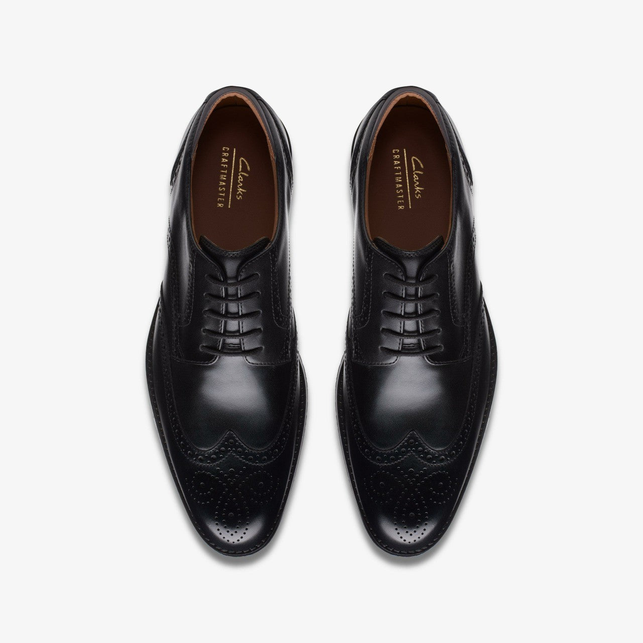 Craft Arlo Limit Brogue Black Leather | Clarks Sale