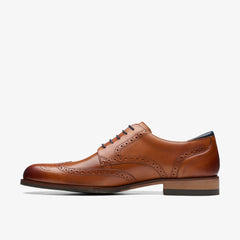 Craft Arlo Limit Brogue Tan Leather | Clarks