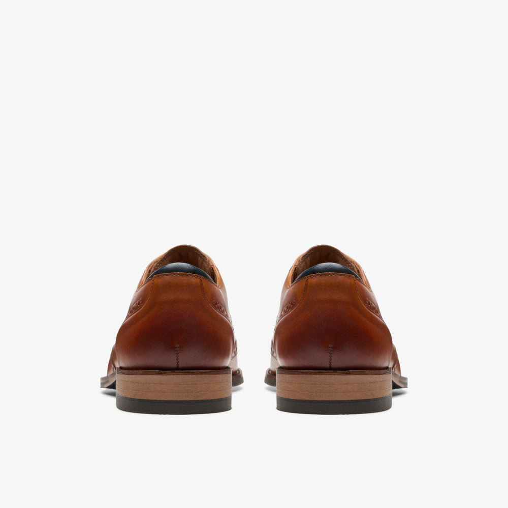Craft Arlo Limit Brogue Tan Leather | Clarks