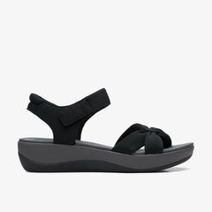 Arla Shore Black Textile | Clarks Onsale