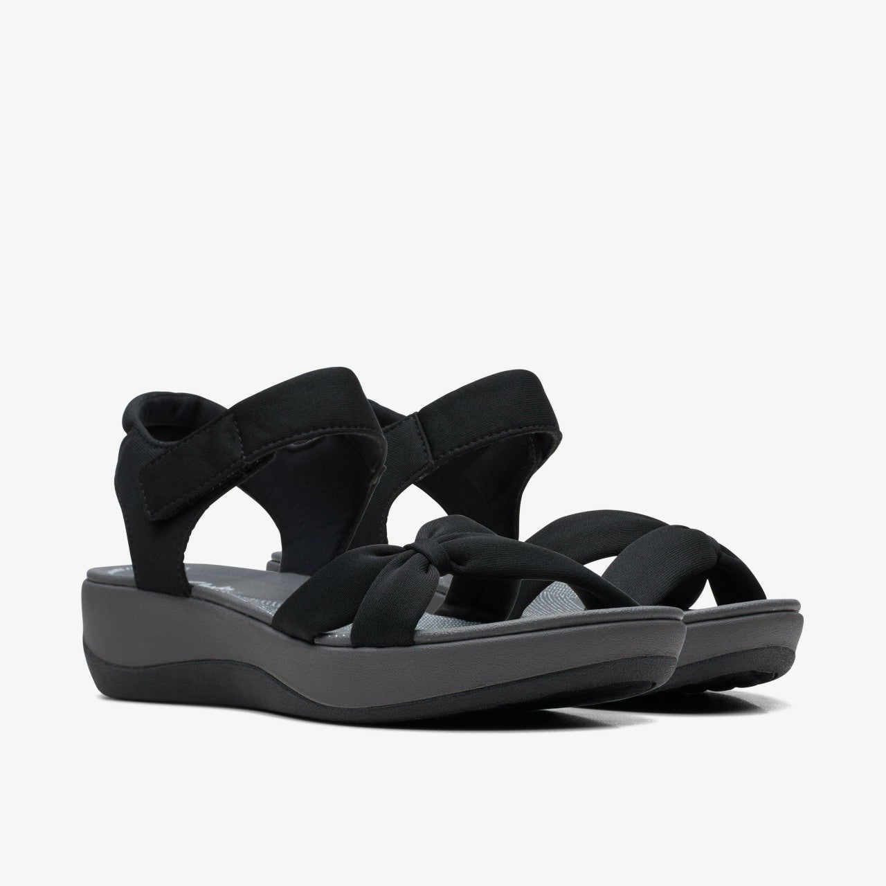 Arla Shore Black Textile | Clarks Onsale