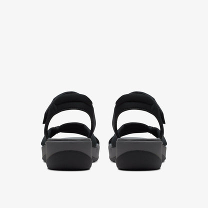 Arla Shore Black Textile | Clarks Onsale