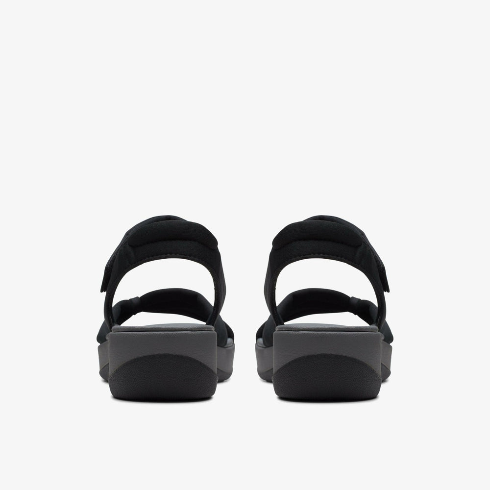 Arla Shore Black Textile | Clarks Onsale