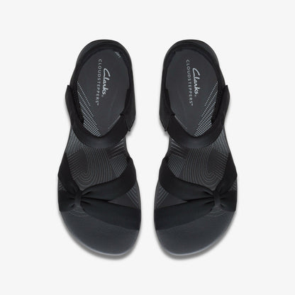 Arla Shore Black Textile | Clarks Onsale