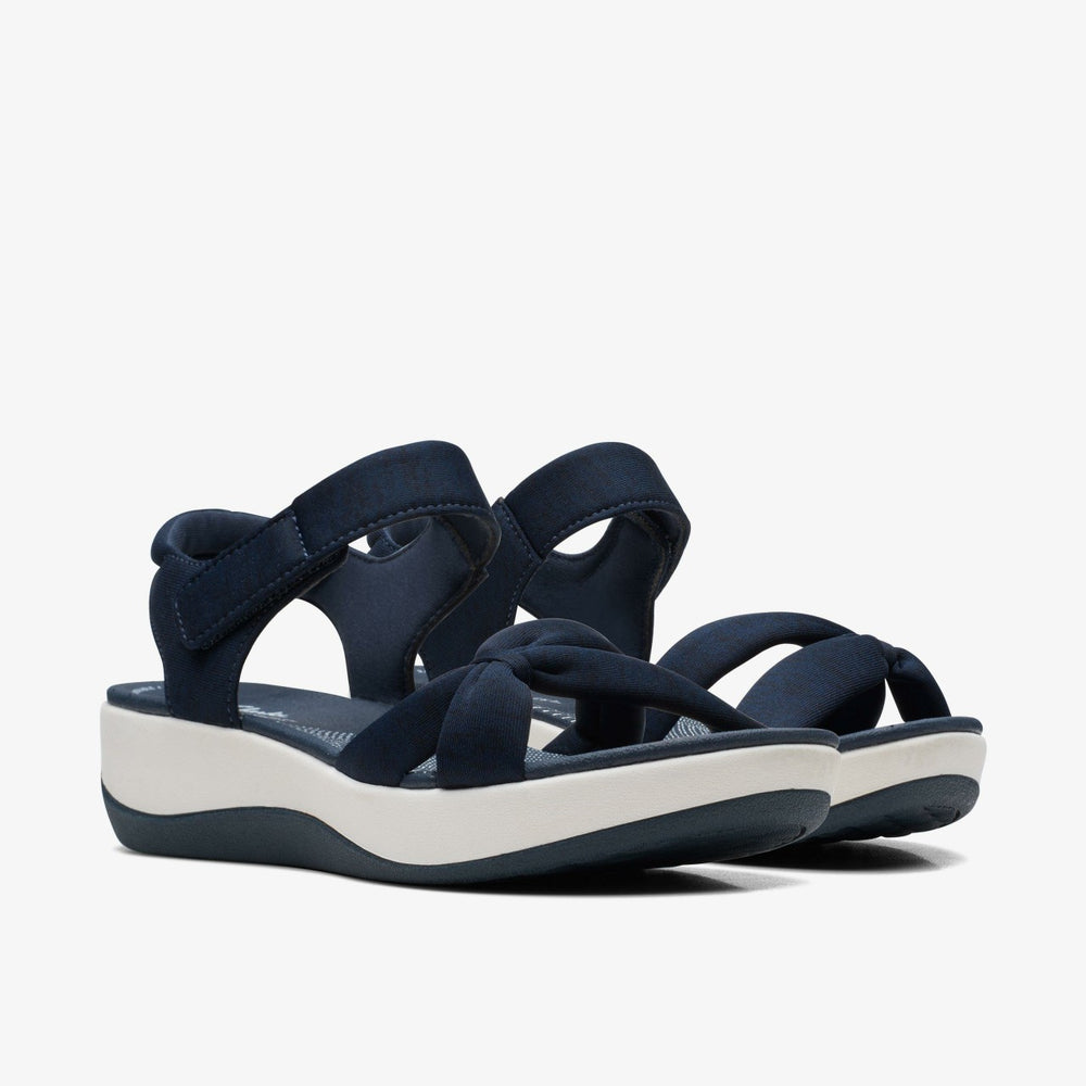 Arla Shore Navy Textile | Clarks Sale