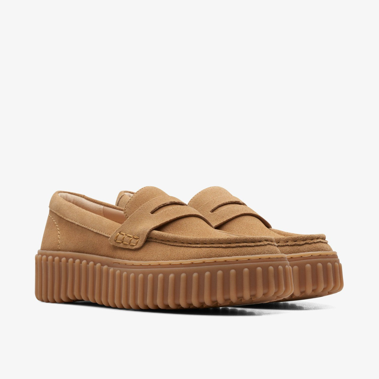 Torhill Penny Loafer Light Tan Suede | Clarks Discount