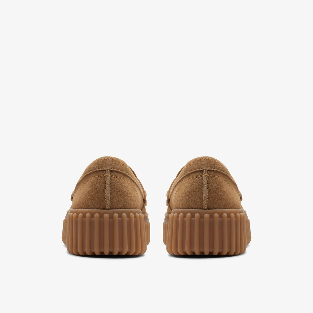 Torhill Penny Loafer Light Tan Suede | Clarks Discount