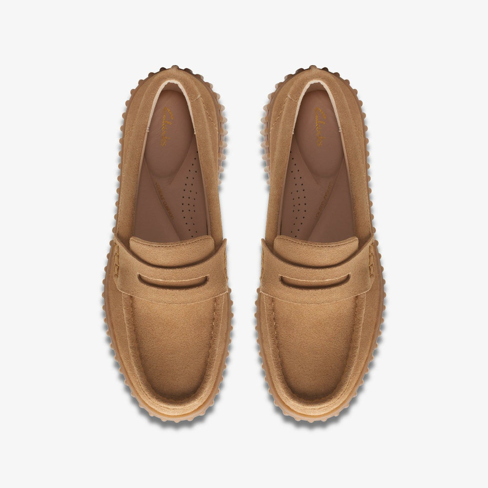 Torhill Penny Loafer Light Tan Suede | Clarks Discount