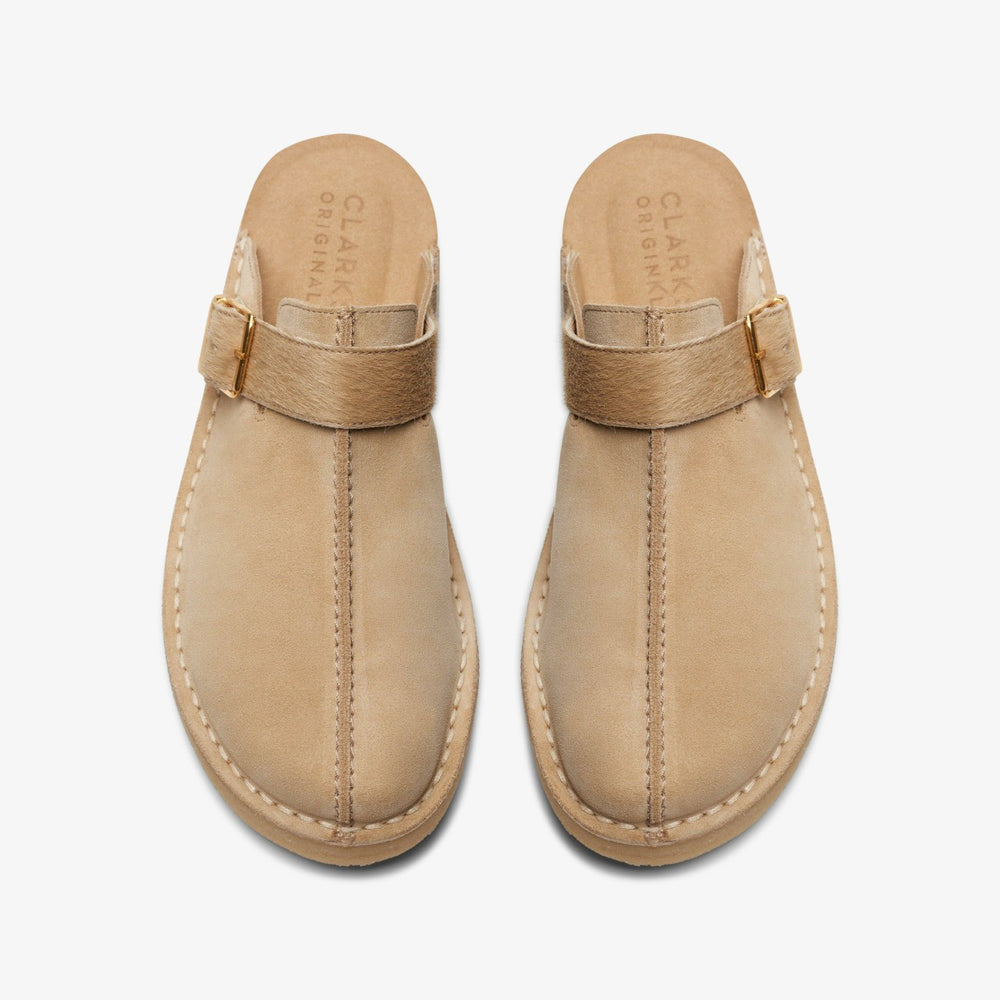 Trek Mule Taupe Interest | Clarks Onsale