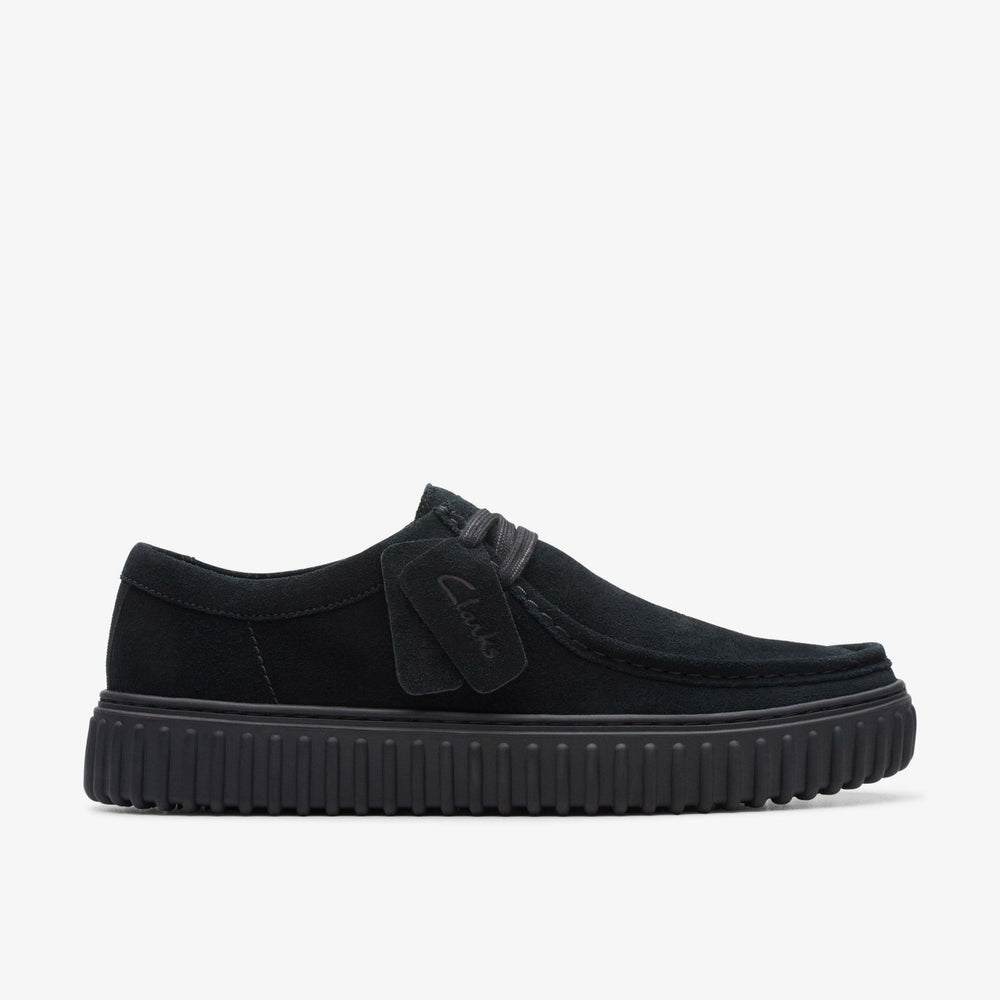 Torhill Lo Black Suede | Clarks