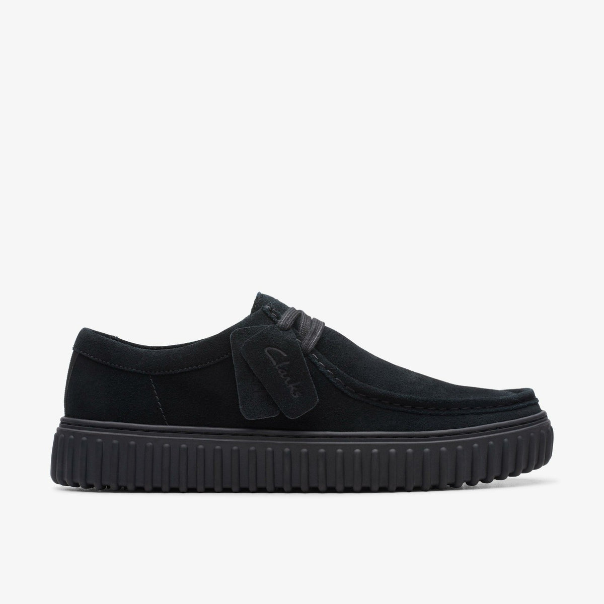 Torhill Lo Black Suede | Clarks