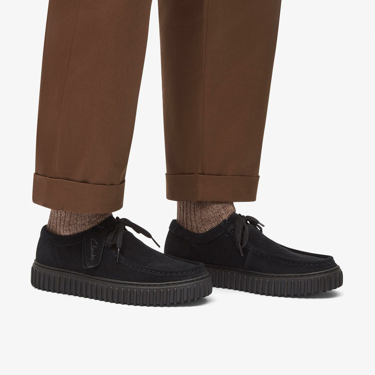 Torhill Lo Black Suede | Clarks