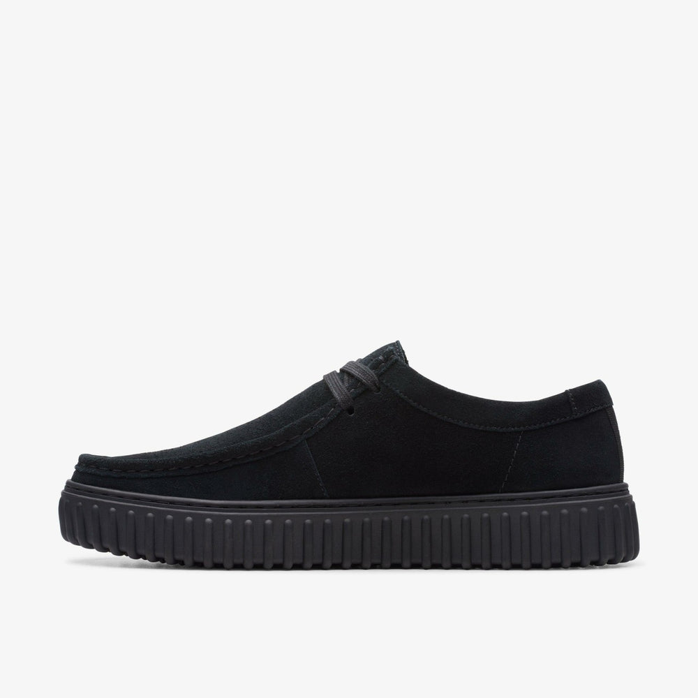 Torhill Lo Black Suede | Clarks