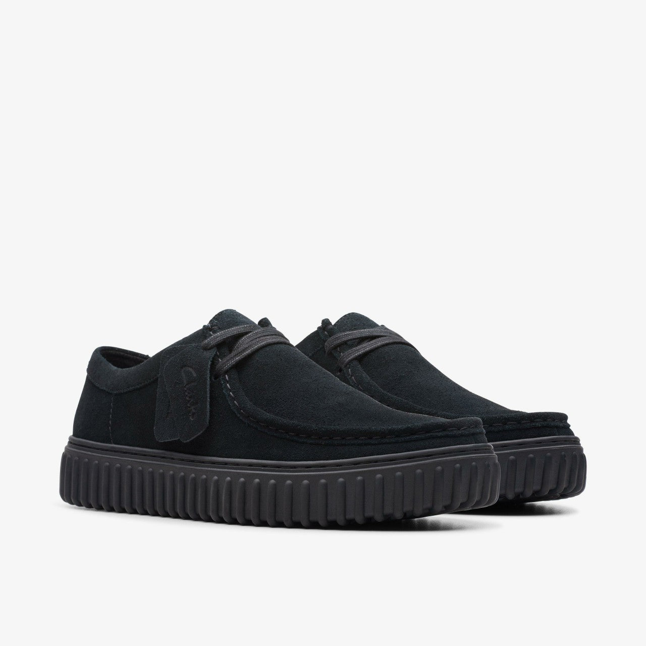 Torhill Lo Black Suede | Clarks