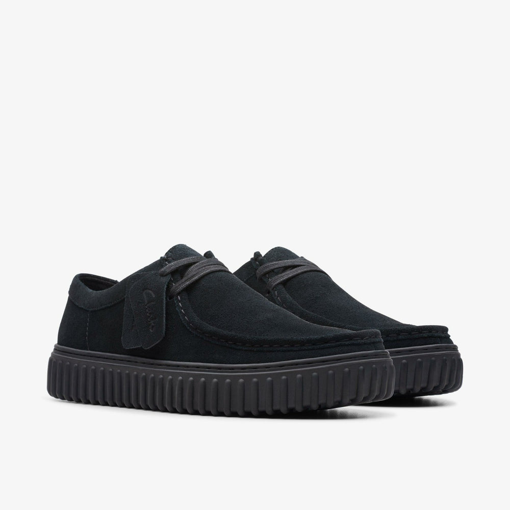 Torhill Lo Black Suede | Clarks